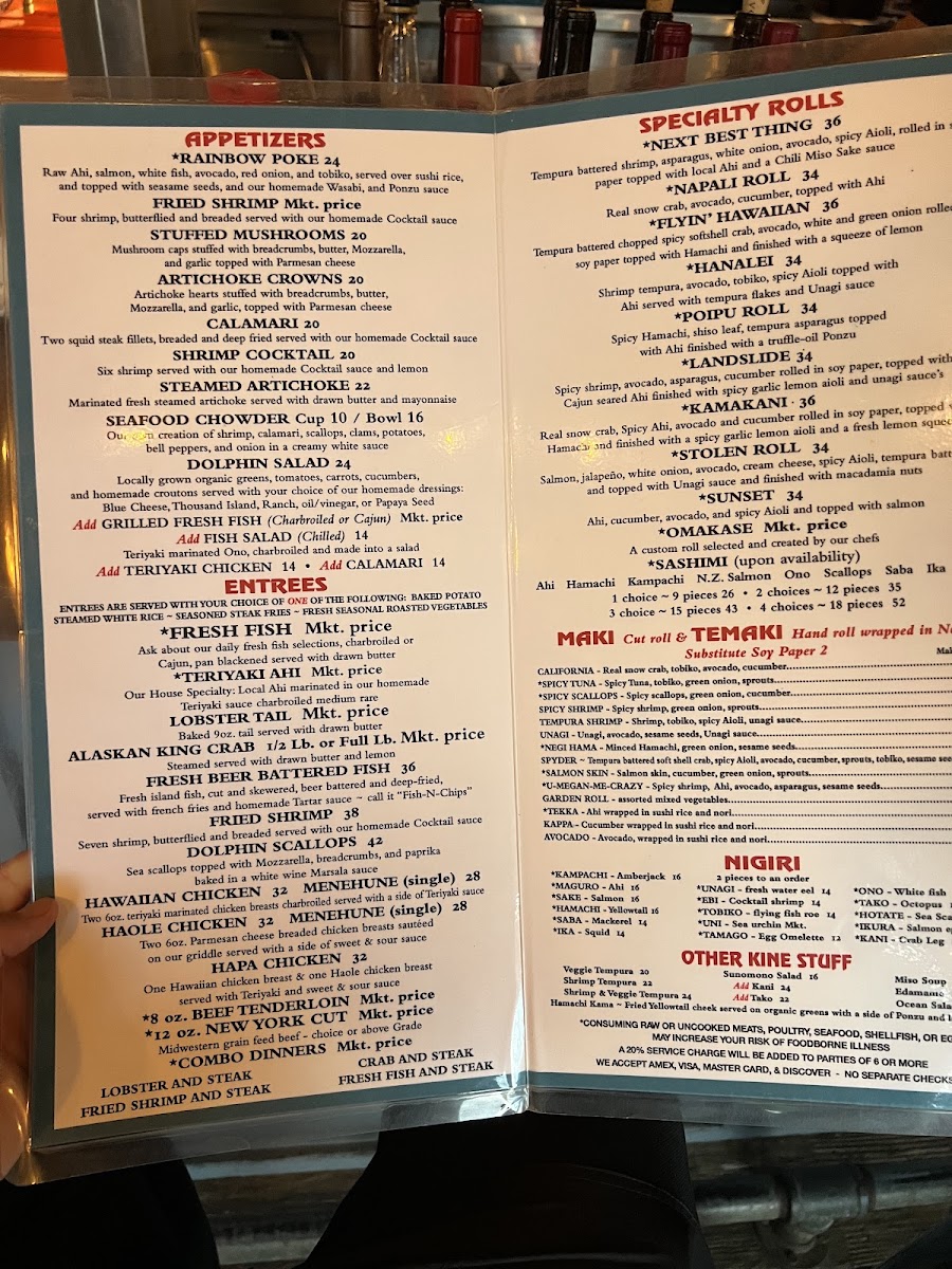The Hanalei Dolphin Restaurant Menu - Image 3